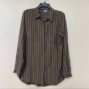 Sonoma Olive Green Button Down